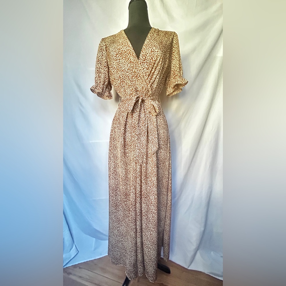 Leopard Print Maxi Dress